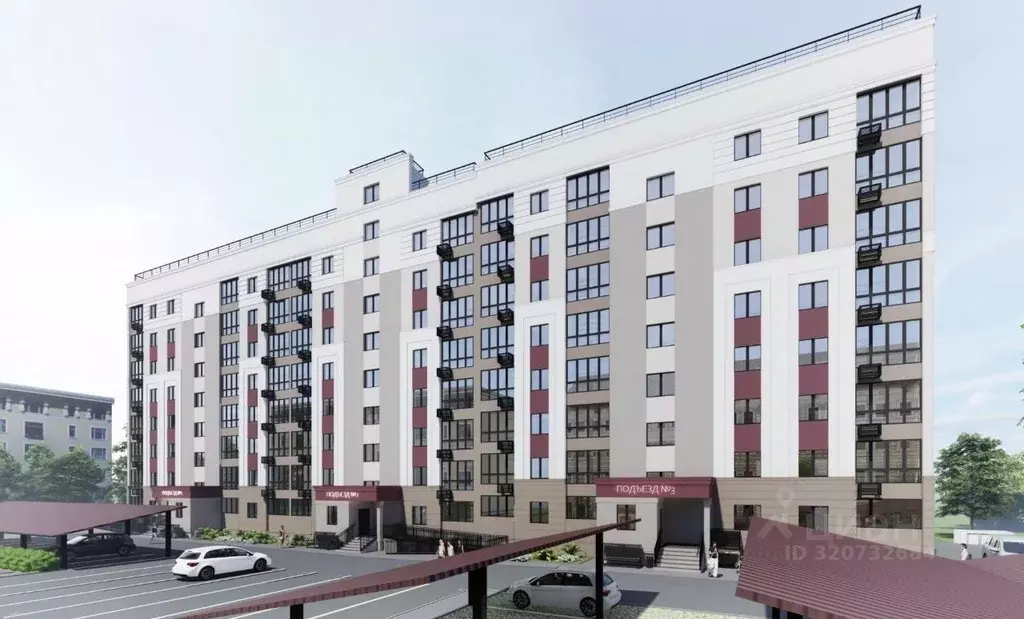 1-к кв. Владимирская область, Владимир ул. Мира, 90А (44.27 м) - Фото 1