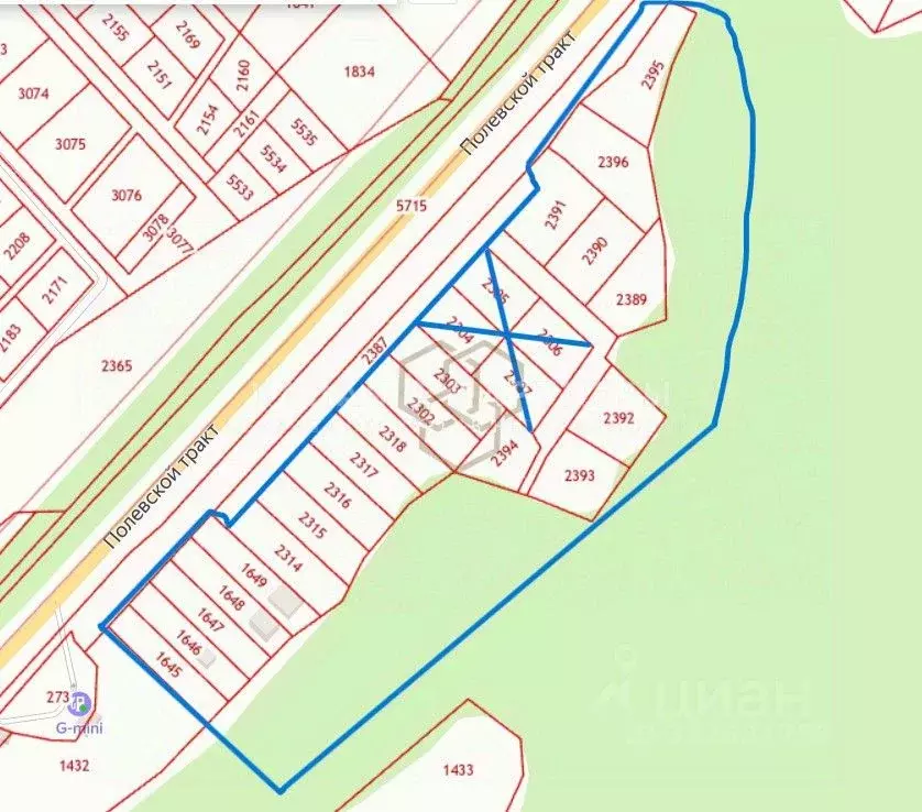 Участок в Свердловская область, Полевской муниципальный округ, с. ... - Фото 2