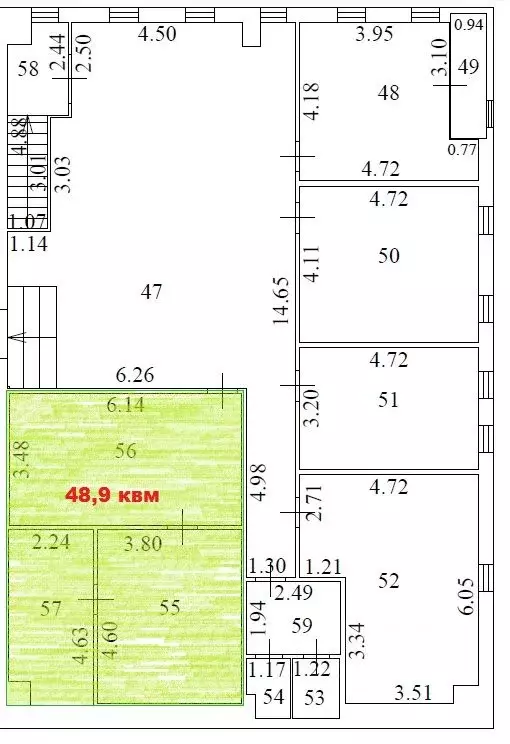 Склад в Москва Феодосийская ул., 1К11 (49 м) - Фото 2