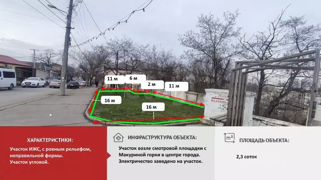 Участок в Крым, Симферополь ул. Ленина (2.3 сот.) - Фото 0