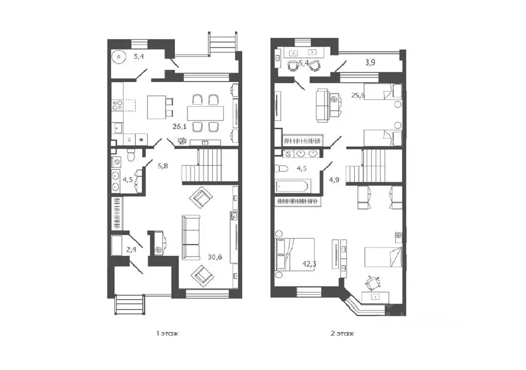 Таунхаус в Московская область, Раменское 8с4 (179 м) - Фото 1