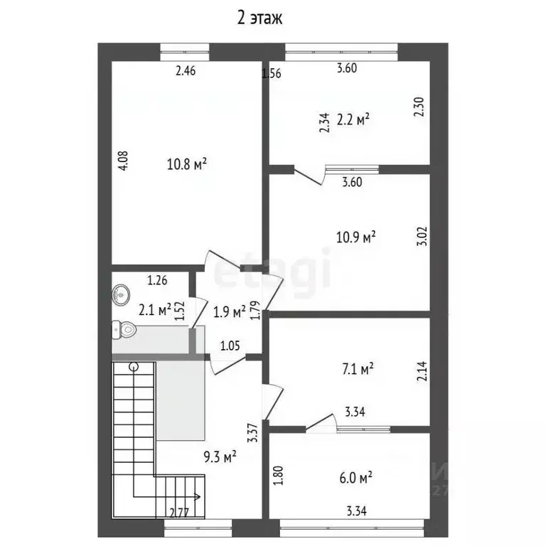 4-к кв. Калужская область, Спас-Деменск Школьный пер., 6 (107.0 м) - Фото 2
