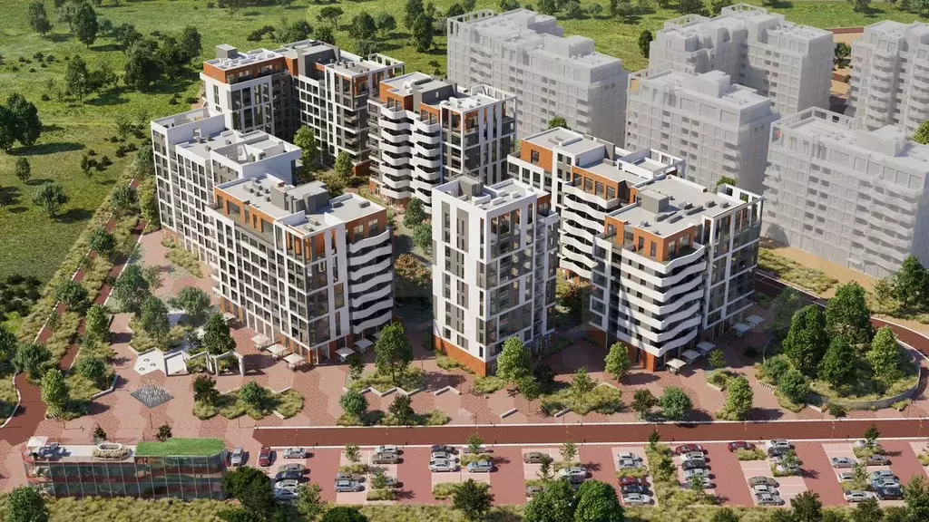 2-к. квартира, 55,9 м, 2/8 эт. - Фото 1