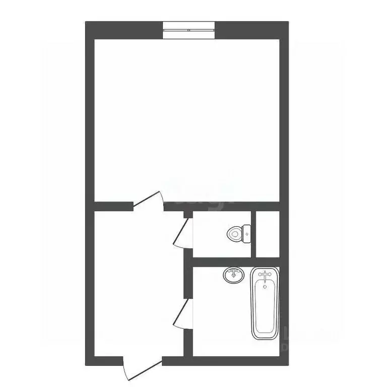 Студия Амурская область, Благовещенск Заводская ул., 2 (27.2 м) - Фото 1