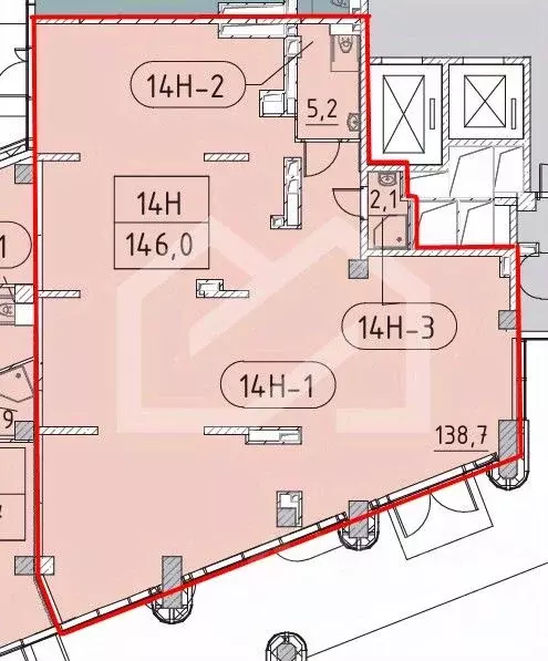 Помещение свободного назначения в Москва Марк жилой комплекс, к1 (146 ... - Фото 2