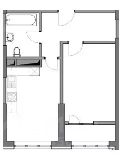 1-к кв. Чеченская республика, Шали Шалинский район, Ахмат жилой ... - Фото 1