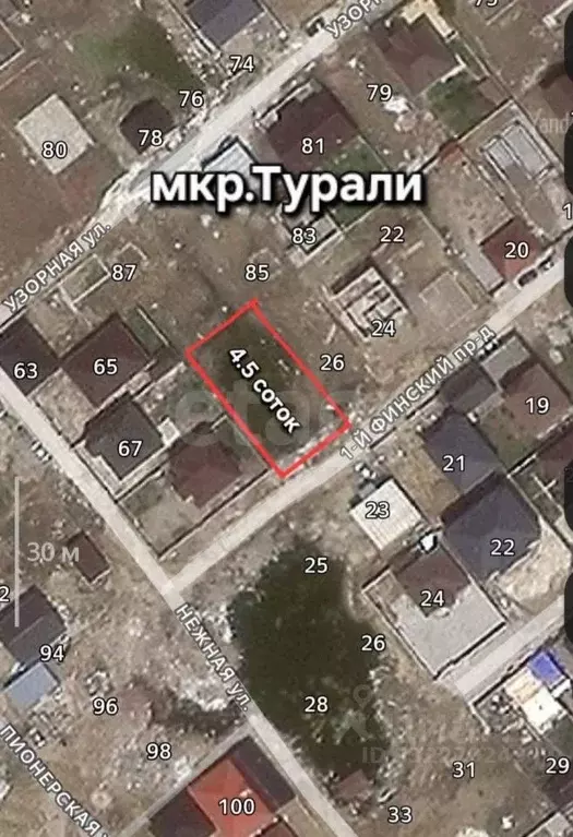 Участок в Дагестан, Махачкала проезд 1-й Финский, 28 (4.5 сот.) - Фото 1