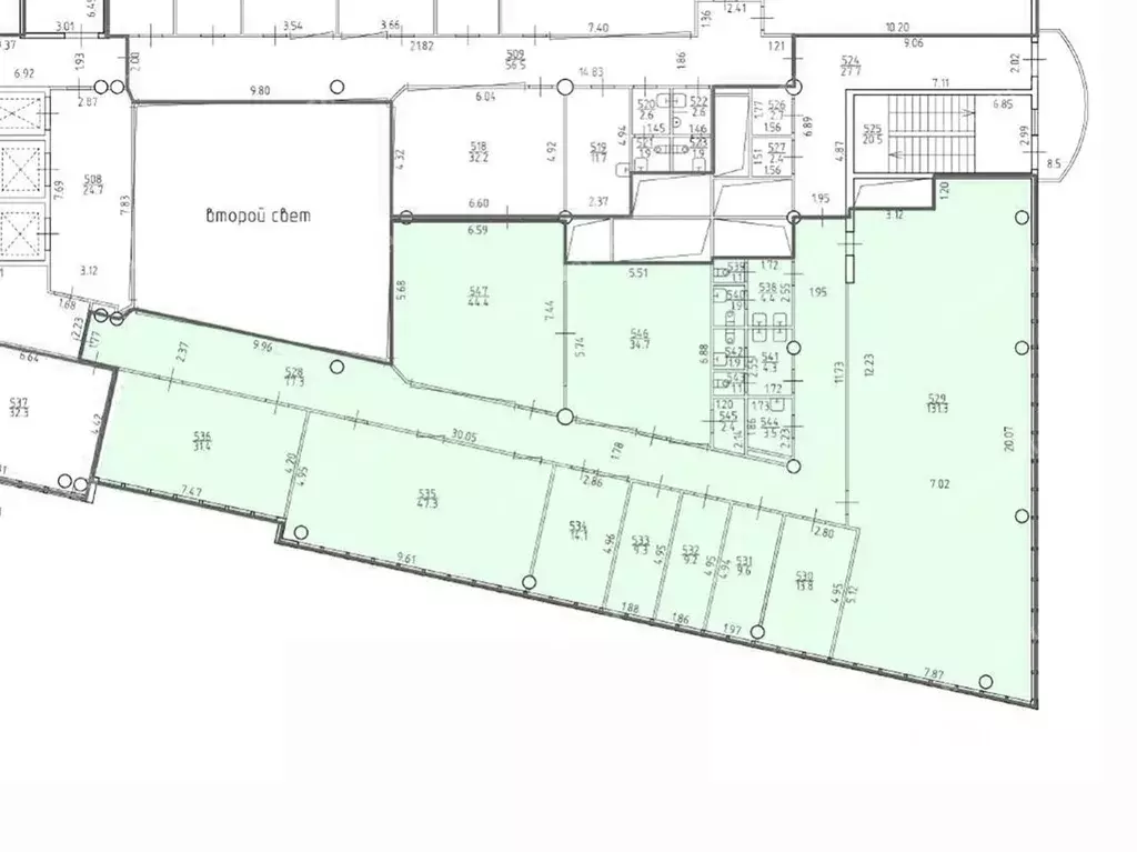 Офис в Санкт-Петербург Приморский просп., 54к1 (443 м) - Фото 1