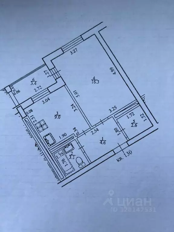 1-к кв. Башкортостан, Уфа Дагестанская ул., 16 (36.3 м) - Фото 1
