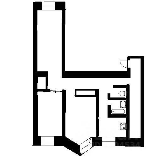 3-к кв. Санкт-Петербург Школьная ул., 64 (55.7 м) - Фото 1