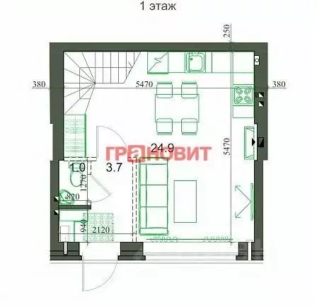 Таунхаус в Новосибирская область, Новосибирский район, Мичуринский ... - Фото 1