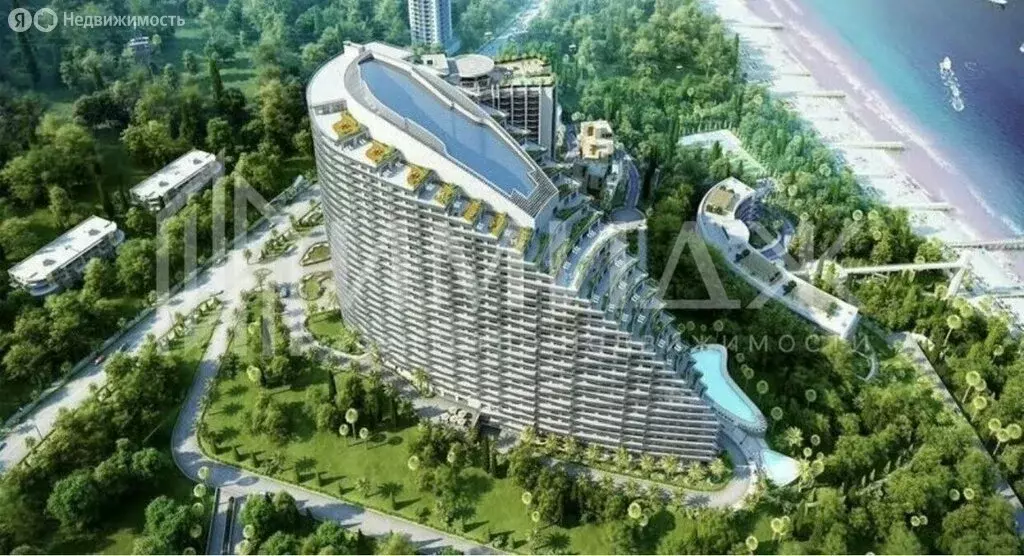 1-комнатная квартира: Сочи, Курортный проспект, 105А (50 м) - Фото 1