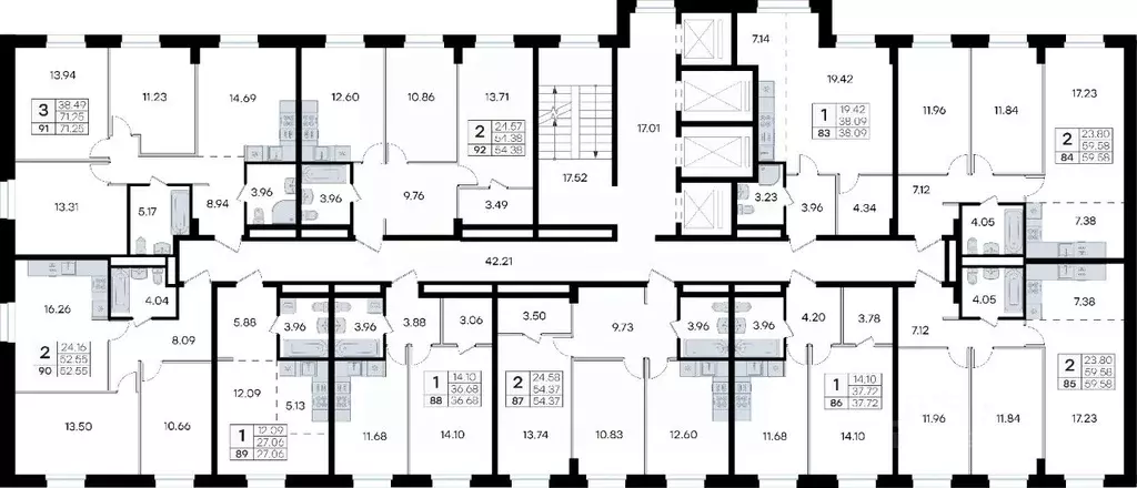 1-к кв. Приморский край, Владивосток ул. Тухачевского, 80 (37.72 м) - Фото 2