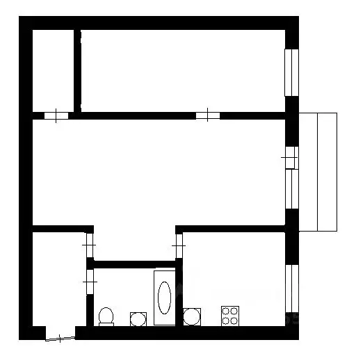 2-к кв. Оренбургская область, Ясный ул. Ленина, 28 (43.9 м) - Фото 2