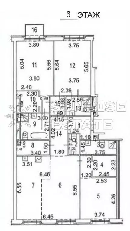 4-к кв. Москва Тессинский пер., 1 (154.0 м) - Фото 1