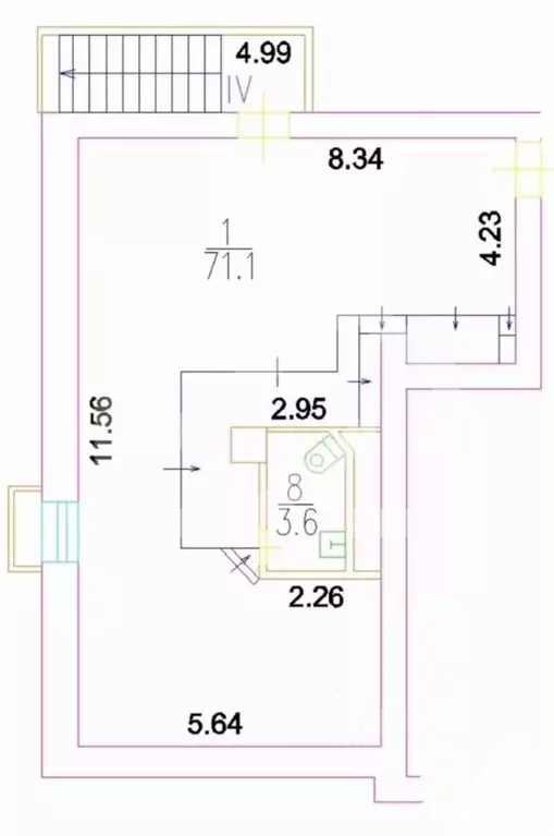Торговая площадь в Москва ул. Маршала Бирюзова, 11 (75 м) - Фото 2