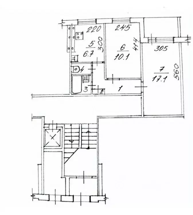 2-к кв. Новосибирская область, Новосибирск ул. Чехова, 254 (45.2 м) - Фото 2