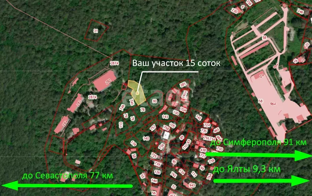 Участок в Крым, Ялта муниципальный округ, пос. Высокогорное ул. ... - Фото 1