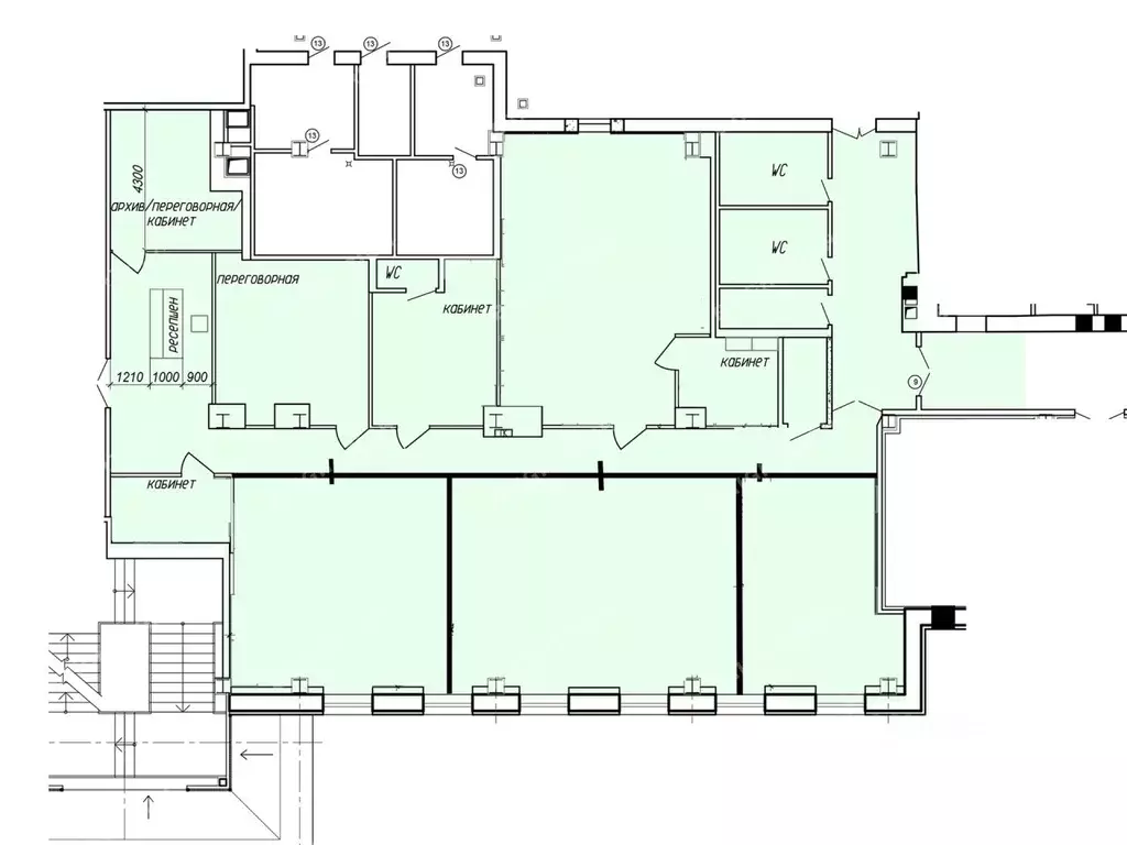 Офис в Санкт-Петербург Петроградская наб., 20 (389 м) - Фото 2