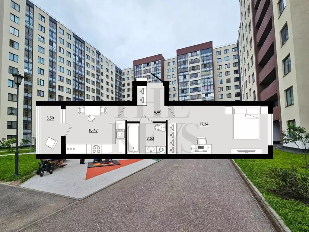Продаётся 1-к квартира, 35.8 м - Фото 0