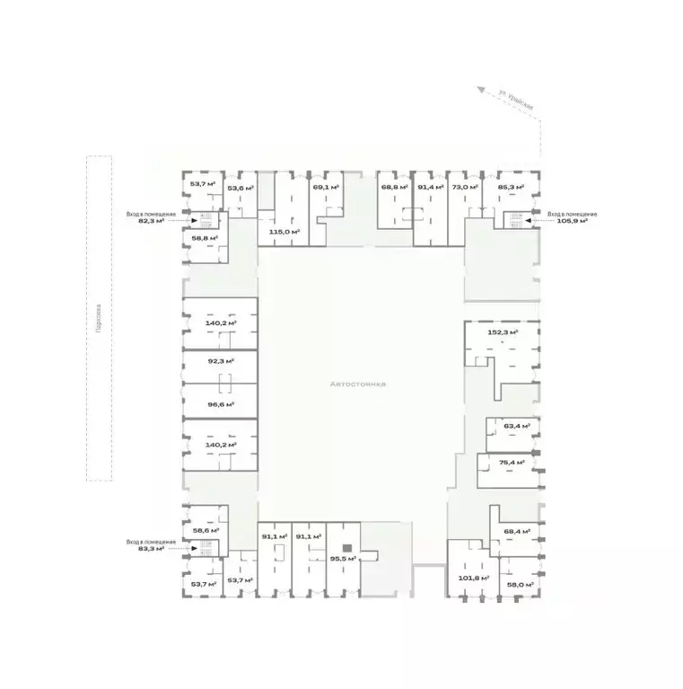 Помещение свободного назначения в Тюменская область, Тюмень Зарека ... - Фото 2