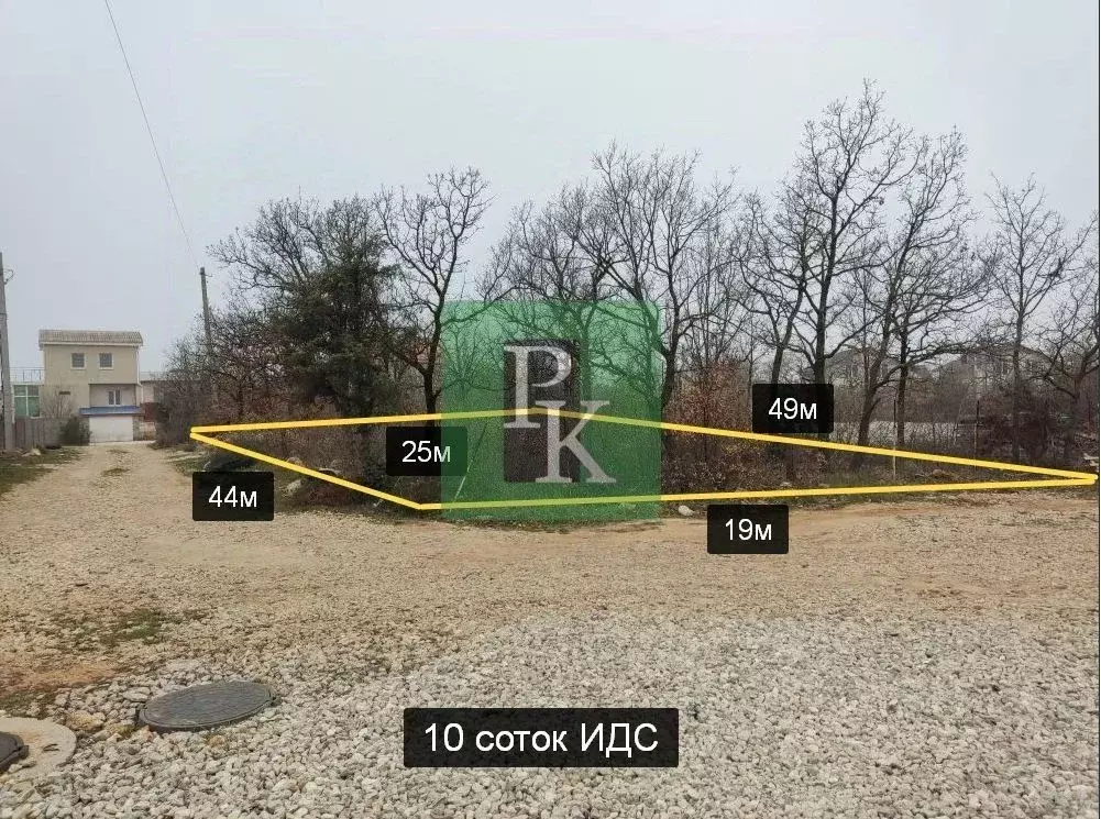 Участок в Севастополь Конус СТ, ш. Фиолентовское, 93к6 (10.0 сот.) - Фото 2