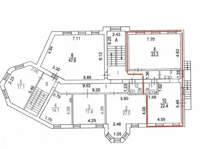Офис (66 м) - Фото 1