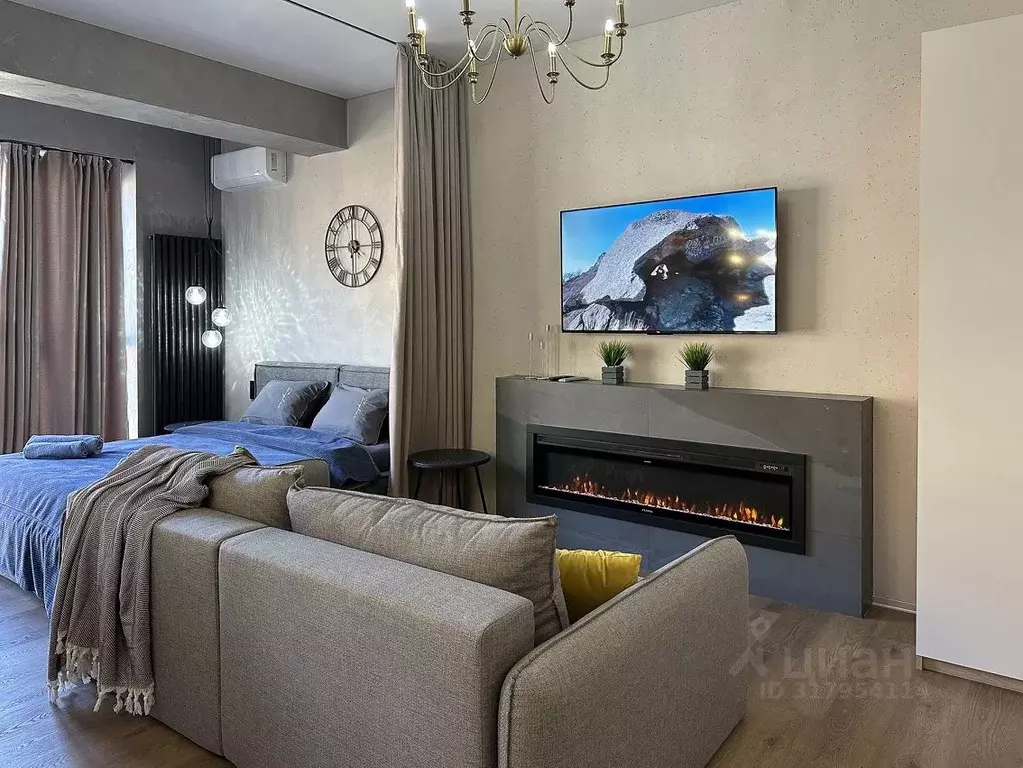 Студия Ставропольский край, Кисловодск ул. Декабристов, 36/2 (48.0 м) - Фото 1