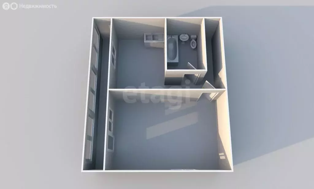 1-комнатная квартира: Южно-Сахалинск, планировочный район ... - Фото 1