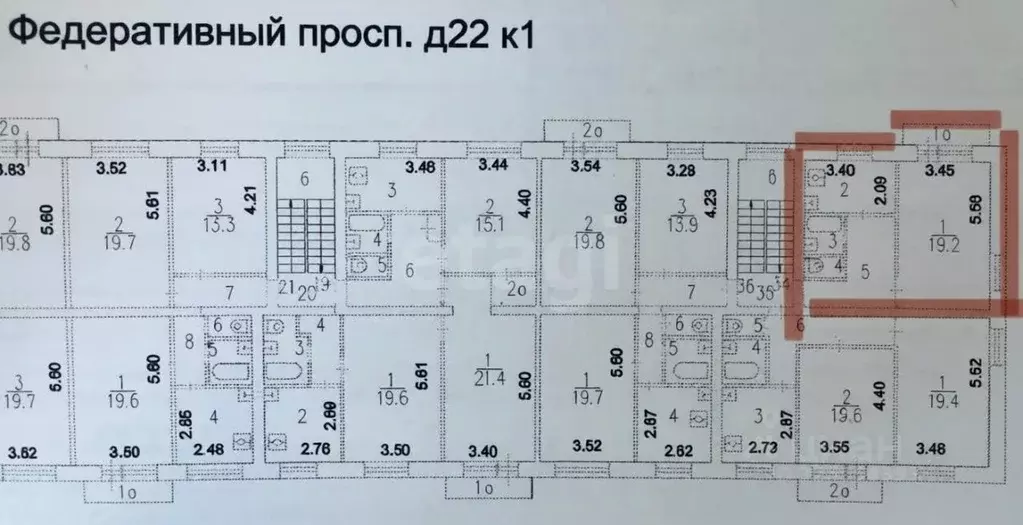 1-к кв. Москва Федеративный просп., 22К1 (37.9 м) - Фото 1