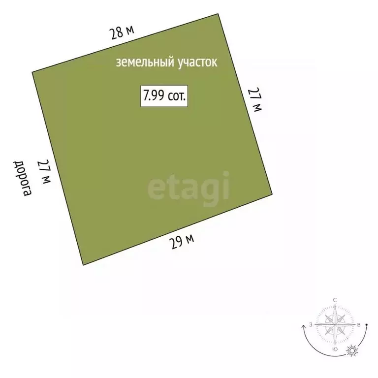 Участок в Крым, Феодосия ул. Александра Довженко (7.99 сот.) - Фото 2