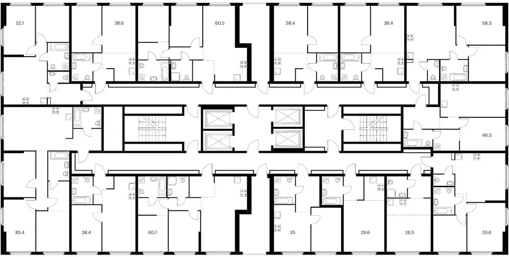 2-к кв. Москва Барклая 6 жилой комплекс, к8 (60.5 м) - Фото 1