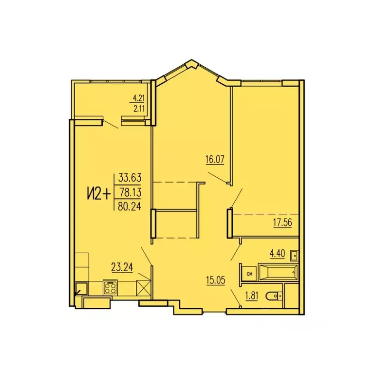 2-к кв. Пензенская область, Пенза Засурье мкр, Акварель жилой комплекс ... - Фото 1