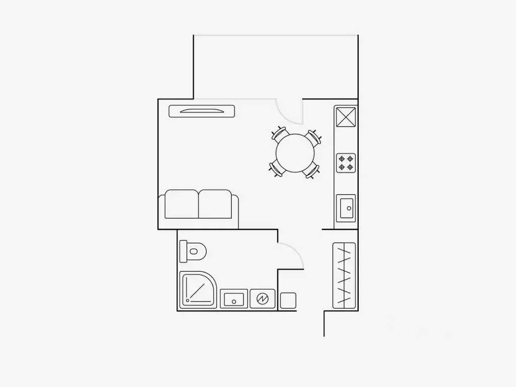 Студия Москва ш. Энтузиастов, 3к1 (29.0 м) - Фото 2