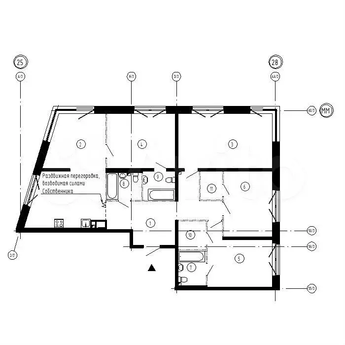 4-к. квартира, 141м, 6/9эт. - Фото 1