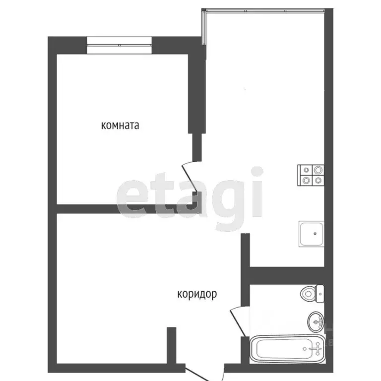 2-к кв. Ростовская область, Ростов-на-Дону ул. Шеболдаева, 95с2 (58.2 ... - Фото 2