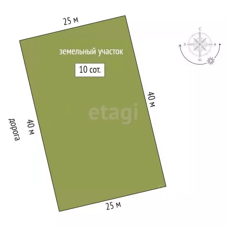 Участок в Крым, Ленинский район, Калиновское с/пос, Акташ-Кетен СТ, 2 ... - Фото 2