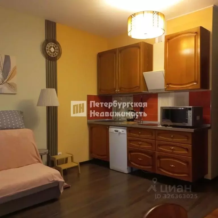 Студия Санкт-Петербург Светлановский просп., 8 (24.6 м) - Фото 2