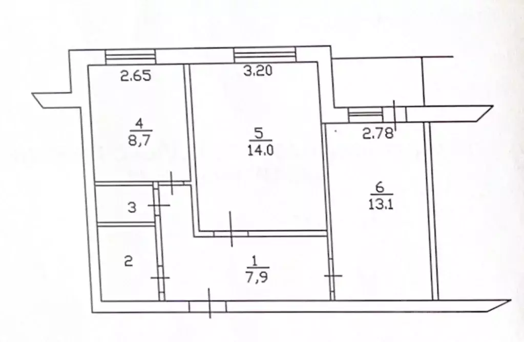 Продаётся 2-к квартира, 50 м - Фото 1