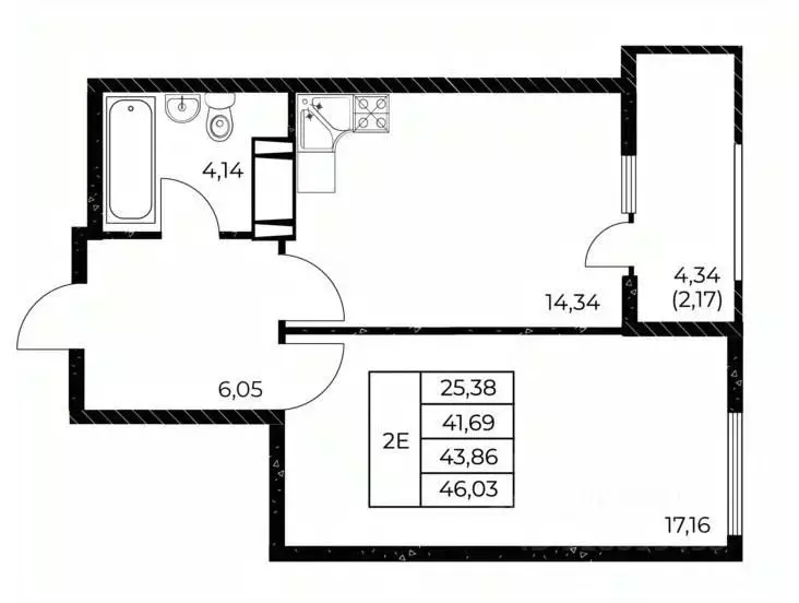 1-к кв. Ростовская область, Ростов-на-Дону Звезда Столицы 2 жилой ... - Фото 1