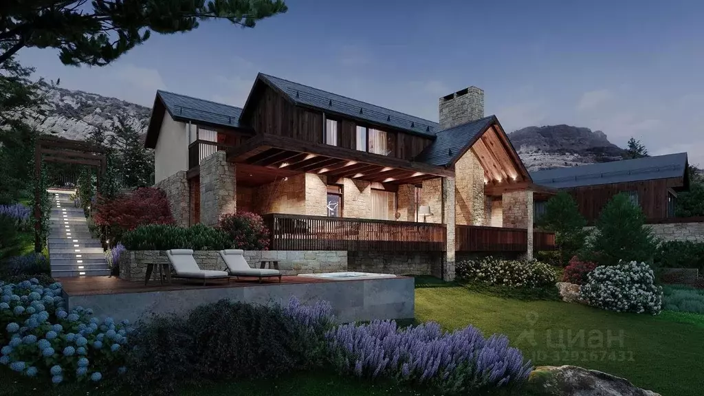 Дом в Крым, Алушта муниципальный округ, с. Лучистое ул. Табачная, 31 ... - Фото 2