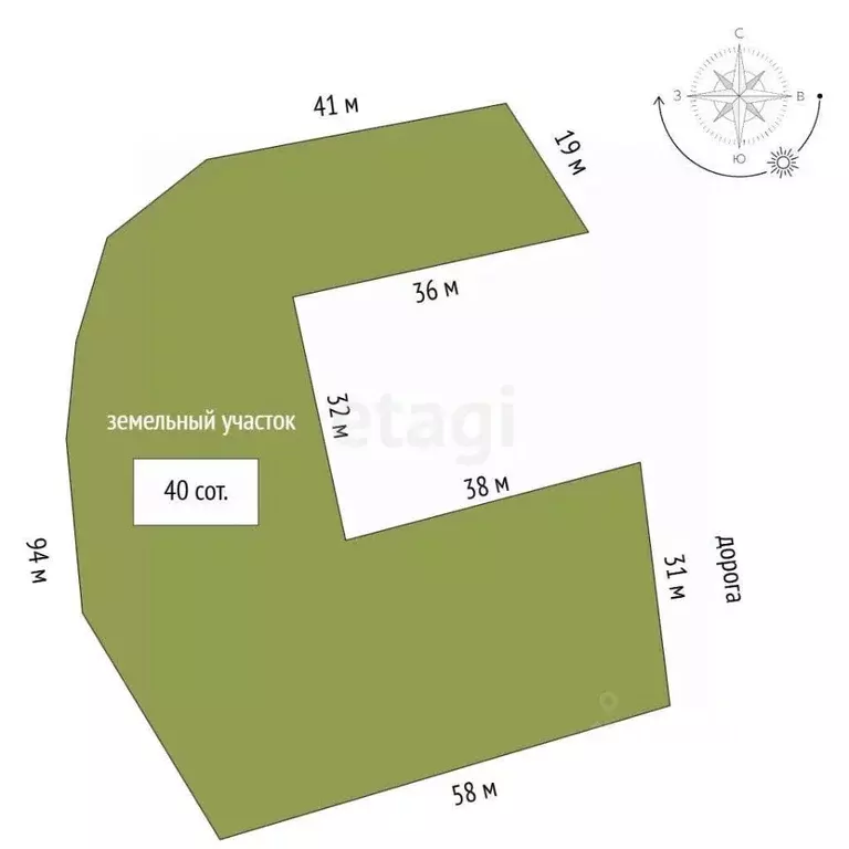 Участок в Крым, Ялта муниципальный округ, Виноградное пгт  (40.0 сот.) - Фото 2