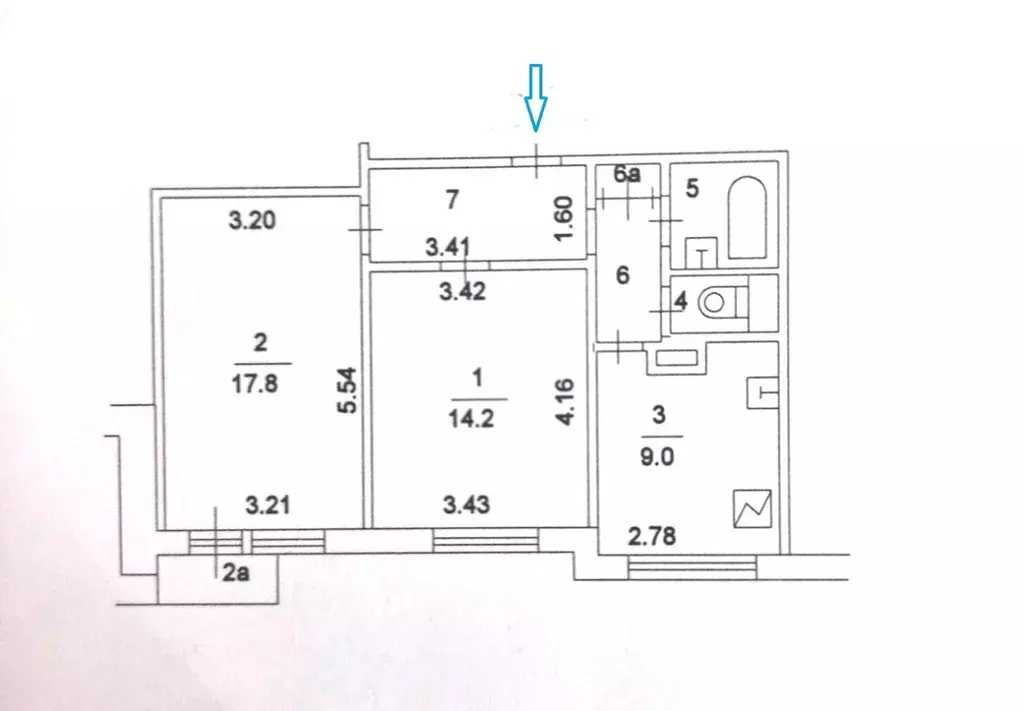 2-к кв. Москва ул. Крылатские Холмы, 35К2 (53.0 м) - Фото 2