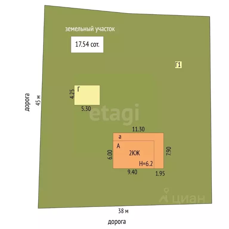 Дом в Калужская область, Дзержинский муниципальный округ, Дворцы ... - Фото 2
