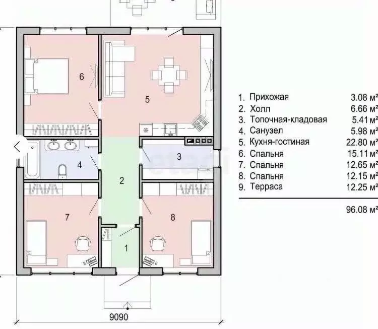 Дом в Ульяновская область, Чердаклинский район, Красноярское с/пос, ... - Фото 1