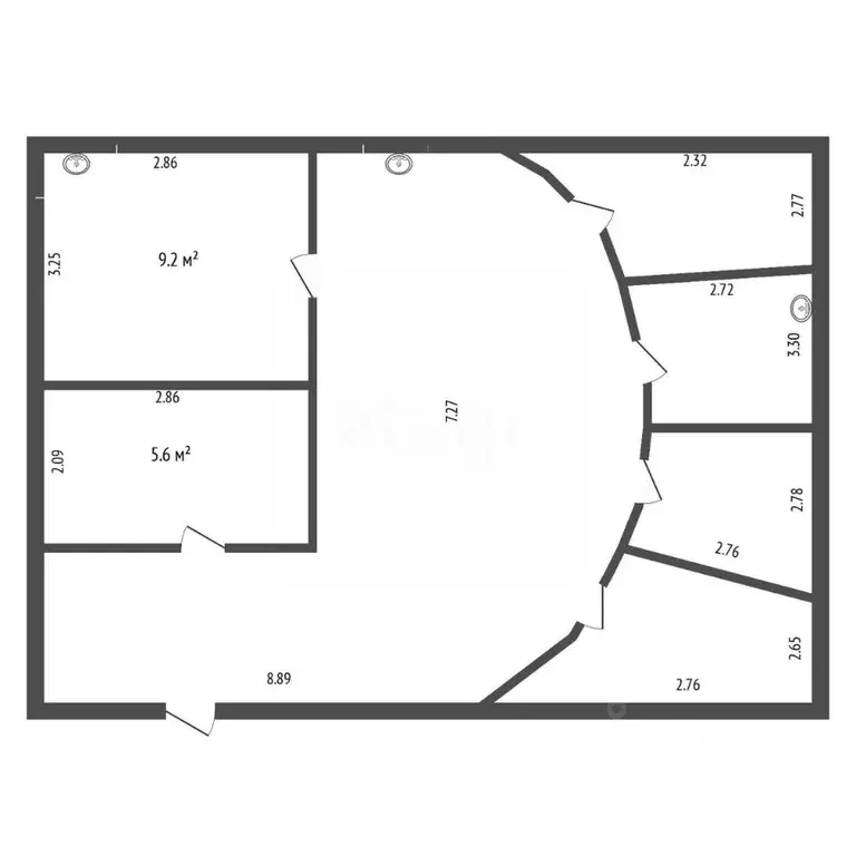 Офис в Тюменская область, Тюмень ул. Герцена, 64 (106 м) - Фото 2