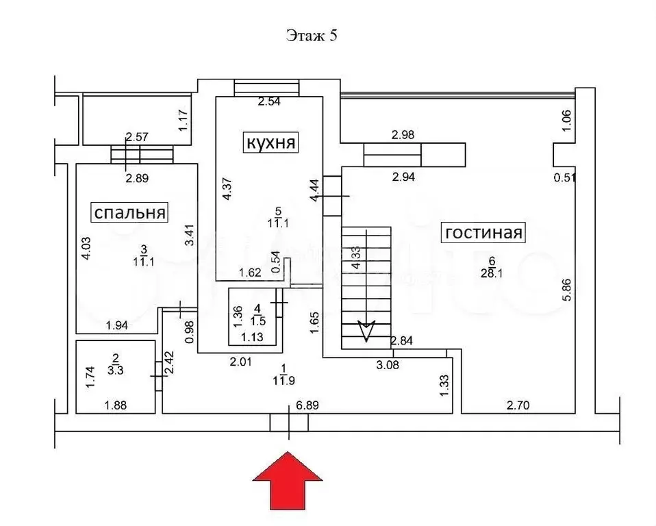 4-к. квартира, 135 м, 5/6 эт. - Фото 0