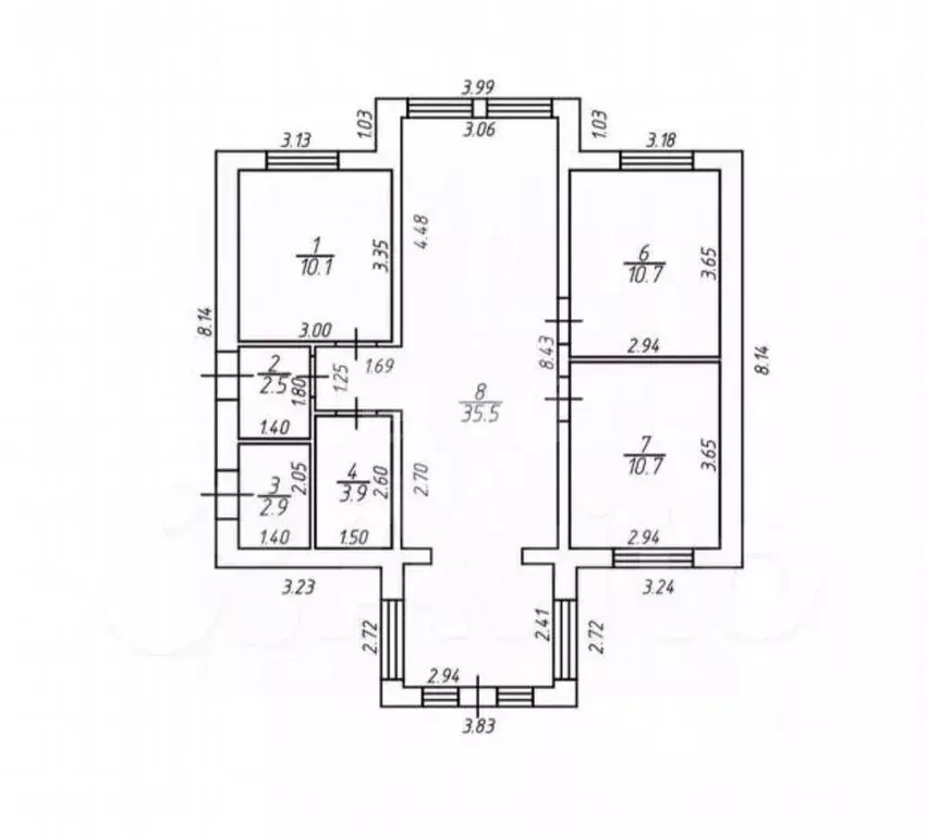 Дом в Тульская область, Тула городской округ, с. Зайцево ул. Луговая, ... - Фото 2