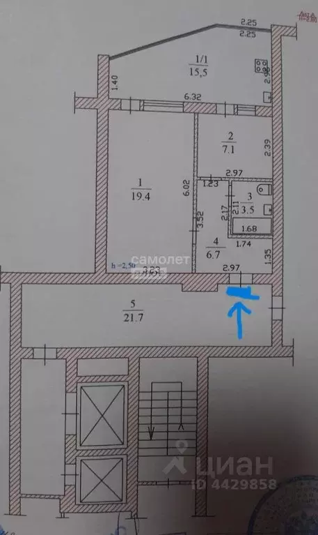 2-к кв. Краснодарский край, Краснодар ул. Тюляева, 9 (52.2 м) - Фото 1