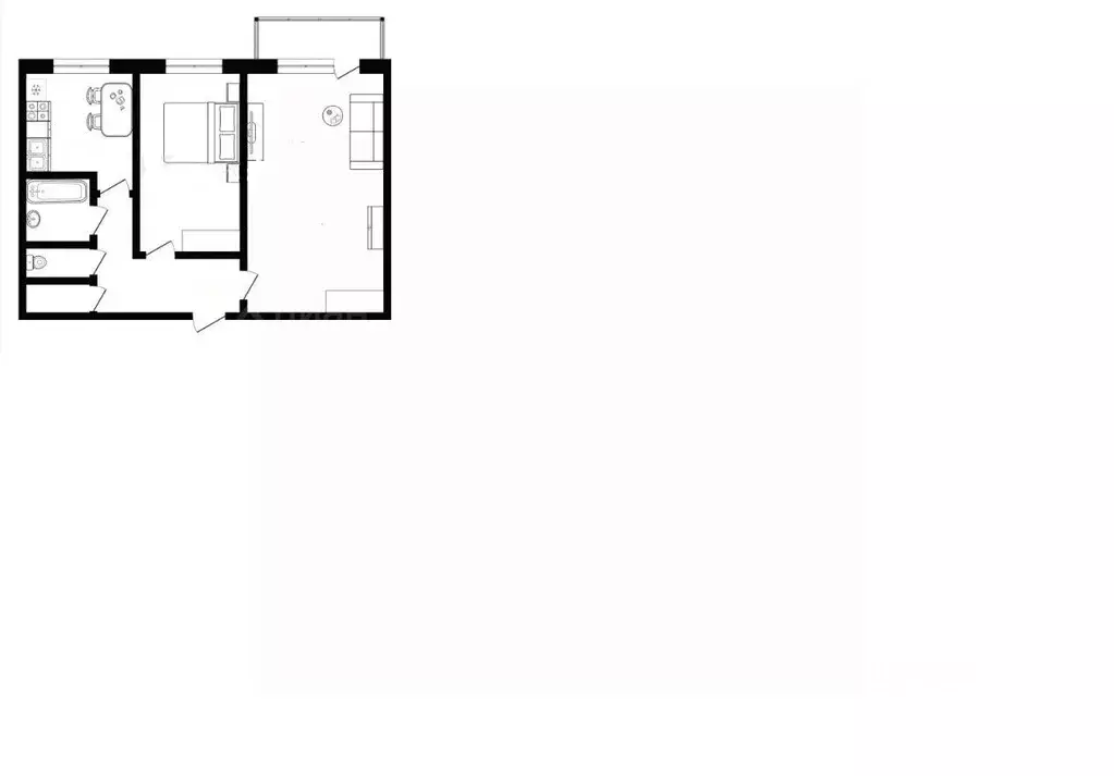 2-к кв. Новосибирская область, Новосибирск ул. Бориса Богаткова, 198 ... - Фото 2